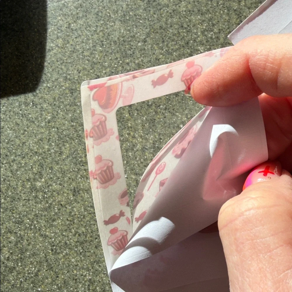 HP Sprocket 2x3 50 Sheets Zink Sticky Back Decorative Borders Hearts